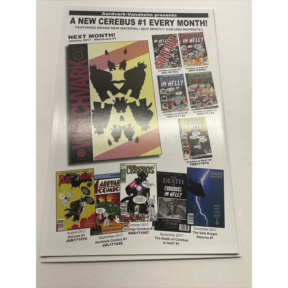 Cerebus The Vark Knight Returns #1 2017 - Picture 7 of 11
